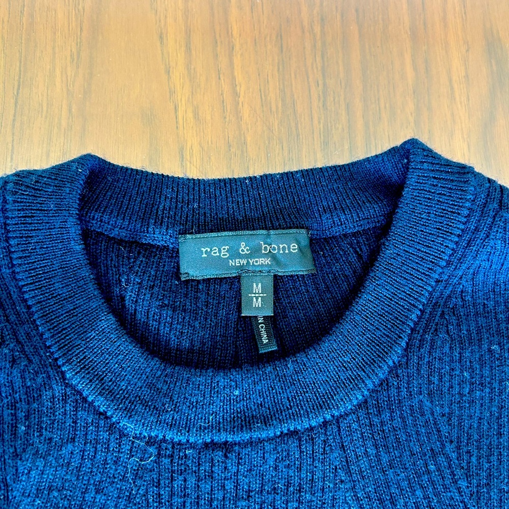 Rag and Bone matching blue sweater and pants